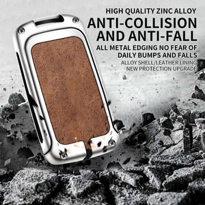 Funda de cuero de aleación de Zinc personalizada para llave de coche, <span class=keywords><strong>accesorios</strong></span> de llavero remoto para <span class=keywords><strong>Mazda</strong></span> 3, Alexa, CX4, <span class=keywords><strong>CX5</strong></span>, CX8, <span class=keywords><strong>2019</strong></span>, 2020, venta al por mayor - Product Image 4