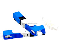 Conector Rápido de Fibra Óptica de Mejor Rendimiento, Empalme en Frío de Montaje Rápido SC UPC APC PC ST FC LC SM MM, Cable de Bajada FTTH Preincrustado Impermeable