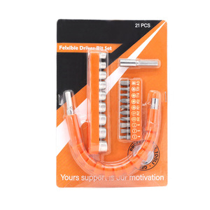 21 pezzi strumento <span class=keywords><strong>flessibile</strong></span> albero elettronica trapano avvitatore punta il supporto della manica collegare collegamento Multi Hex gambo serpente di estensione - Product Image 5