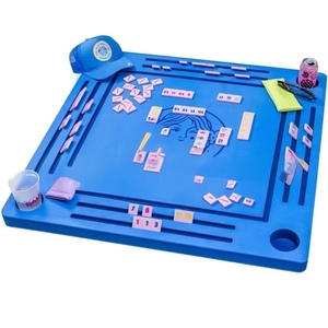 Opvouwbare luxe drijvende pool mahjong tafelmat, antistatische 2-in-1 mahjong & poker gamepad voor zwembad, strand en warmwaterbron - Product Image 1