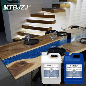 Résine de coulée liquide de qualité alimentaire avec durcisseur pour meubles en bois à bords naturels et projets d'artisanat domestique - Product Image 3