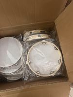 Large Quantity Nice Price Clear Sound Percussion Instrument Music Gift Wood 4 6 Inch Tambourine