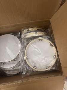 <span class=keywords><strong>Tambourin</strong></span> en bois de 4 à 6 pouces, instrument de percussion au son clair, idéal comme cadeau musical, disponible en grande quantité à prix avantageux - Product Image 5