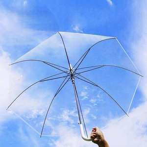 <span class=keywords><strong>Parapluie</strong></span> <span class=keywords><strong>transparent</strong></span> moderne pour enfants en PVC <span class=keywords><strong>transparent</strong></span> 8K, logo personnalisé, parasol pour enfants, imperméable, quatre saisons, cadeaux d'affaires - Product Image 3