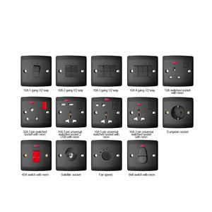 Silver Contact Phosphous Copper Wall Light Switch 1/2/<strong>3</strong>/4 Gang Universal Waterproof Electric <strong>Power</strong> <strong>Socket</strong> for Home - Product Image 3