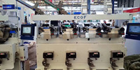 Machine à bobiner automatique motorisée haute vitesse 20 broches, vitesse linéaire 1100 m/min pour la couture, la broderie et le fil industriel