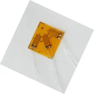 Taidacent linh hoạt BX120-3CA lá kháng biến dạng đo cảm biến ba trục màng Rosette căng Đồng hồ đo biến dạng đo đầu dò
