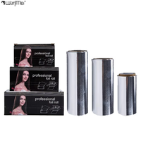 Rouleau de papier aluminium argenté Wanmei avec logo personnalisé pour mèches, décoloration et coiffage