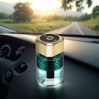 Diffuseur d'huiles essentielles intelligent de luxe pour voiture, projection d'étoiles, aromathérapie, diffuseur d'arômes, lumière décorative, matériau en verre pour voitures