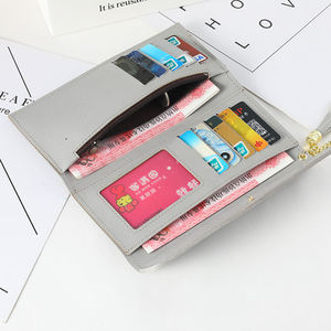 2022 New Long Style Hand Holding Trendy Heart-shaped Pendant Simple Fashion Multifunctional Lychee Pattern Ladies <b>Wallet</b> - Product Image 4