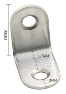 Vhxd — support d'angle <span class=keywords><strong>en</strong></span> <span class=keywords><strong>fer</strong></span> galvanisé personnalisé, support d'angle <span class=keywords><strong>en</strong></span> L avec trous pour armoire de meuble - Product Image 6