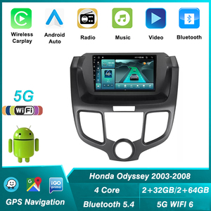 Nueva unidad principal Auto Radio 2 Din Android Car Radio para Honda <span class=keywords><strong>Odyssey</strong></span> 2003-2008 DVD Navegación Multimedia Estéreo <span class=keywords><strong>5G</strong></span>-WIFI Car Player - Product Image 5