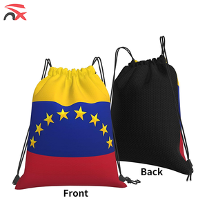 Sac à cordon personnalisé avec logo drapeau du Venezuela, sac de sport, sac à dos de gym, sac à collation pour femmes et hommes, vente en gros - Product Image 3