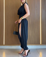 Combinaison d'été sans manches taille haute pour femme, style sarouel, pour le yoga, vente en gros, directement de l'usine