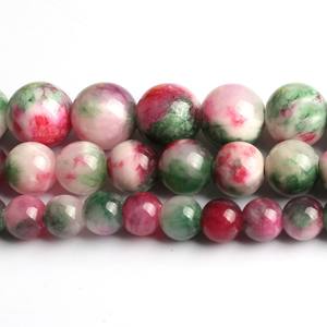 Commercio all'ingrosso 6/8/10/12MM Colorato Giade Branelli Allentati Rotondi di <span class=keywords><strong>Pietra</strong></span> per i Monili di Diy Del Braccialetto Della Collana - Product Image 2