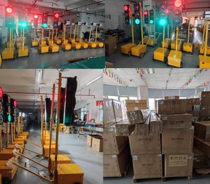 Feux de signalisation solaires portables en vente Feux de circulation solaires mobiles faciles à utiliser - Product Image 5