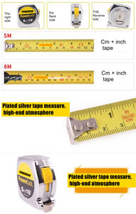 Yongheng 16 ft powerlock Băng biện pháp khóa rất vững chắc Electroplated bạc Băng biện pháp cm + inch - Product Image 3