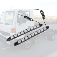 Prix de gros 12V Universel Blanc Froid Feux arrière Super Lumineux 9 LED pour Auto Camion Voiture