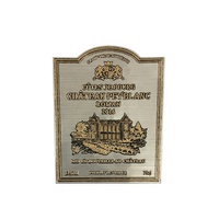 Code à barres vin autocollant boisson étain bougie métal Gin étain liqueur imprimante pour rhum Cocktail spiritueux bâton en aluminium étiquette adhésive