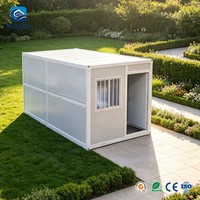 Maison conteneur modulaire pliable préfabriquée écologique haut de gamme, portable et mobile, de 20 pieds