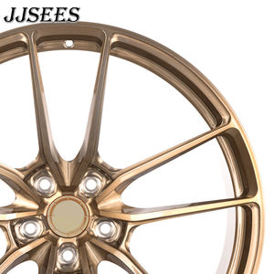 Rines JJSEES Personalizados de Aleación Forjada en Oro 5x114.3 5x127 5x112 Monobloque 17 <span class=keywords><strong>18</strong></span> 19 20 22 Pulgadas para <span class=keywords><strong>Mercedes</strong></span> C63 <span class=keywords><strong>AMG</strong></span> R8 RS3 RS4 - Product Image 3