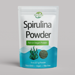 Polvo de Espirulina de Marca Privada OEM ODM |   Certificado GMP para Suplementos Dietéticos y Bebidas |   Rico en proteína vegana – SIN OMG - Product Image 1