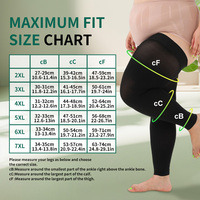 Leggings de compression de qualité médicale, haute élasticité, anti-thrombose, sans pieds, parfaits pour le sport et la récupération