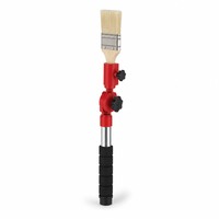 Pinceau professionnel robuste à angle droit avec manche en bois pour la peinture des coins et des bordures, DIY, personnalisable, antidérapant, prise en main ferme T2