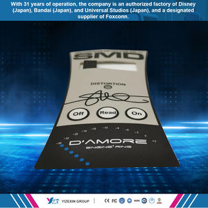 2025 новый дизайн водонепроницаемый мембранный переключатель от производителя: поликарбонатный ПК этикетка + 3 М клейкая мембранная клавиатура - Product Image 2