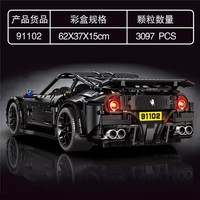 91102 MOC-41271 F12 Super Sport Model Bricks Building Blocks Cadeau de Noël 3097+pcs/set 42172