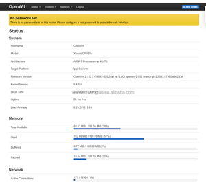 Routeur Wifi6 <span class=keywords><strong>XioMi</strong></span> CR8808 AX3000M Gigabit double bande sans fil avec firmware openwrt utilisé pour l'anglais. - Product Image 5