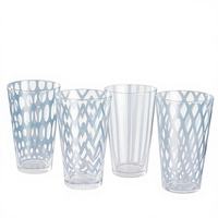 Ensemble de verres à motif de dessin animé, écologiques, modernes et simples, pour usage au bureau, verres à eau Highball