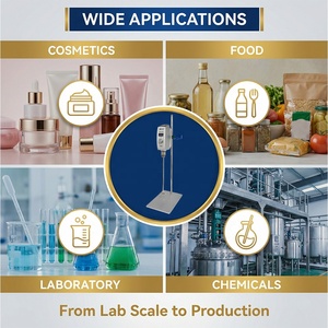 <span class=keywords><strong>Agitador</strong></span> de Laboratorio AM110W-O 20L, Mezclador Electrónico de Velocidad Constante para Alimentos, Pintura, Crema, Cosméticos y Líquidos Viscosos - Product Image 2