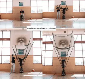 Machine de tir au <span class=keywords><strong>basket</strong></span>-ball portable de haute qualité GRIND, réglable, avec support en métal pour une utilisation en intérieur et en extérieur - Product Image 4