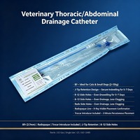 Cathéter de drainage thoracique vétérinaire 8Fr