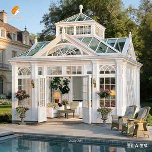 Serre en fer forgé personnalisée MILY, serre victorienne, gazebo en fer à vendre - Product Image 4