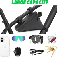 Sac de rangement personnalisé pour cadre de vélo, sacoche triangulaire étanche pour vélos, sacoche de tube supérieur, accessoires pour outils de vélo de montagne, de route et VTT