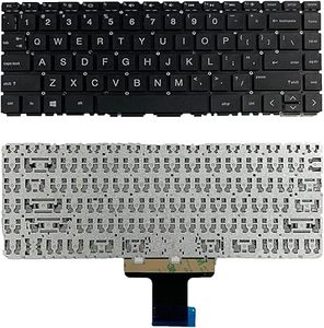 คีย์บอร์ดสำหรับแล็ปท็อป Pavilion x360 14-cd 14m-cd 14t-cd 14-ce 14-CE0510SA 14-CE0504SA สีดำ ไม่มีไฟแบ็คไลท์ คุณภาพแบบดั้งเดิม - Product Image 1