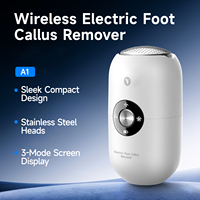 CURVY MOON Ponceuse électrique pour pieds, éliminateur de peaux mortes et de callosités, appareil de soin des pieds, exfoliation automatique des pieds, éliminateur de callosités