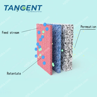 Nouveau filtre à membrane Al2O3 TFT de haute qualité pour les installations de purification d'eau par ultrafiltration, composant de boîtier fiable, 1000L/heure