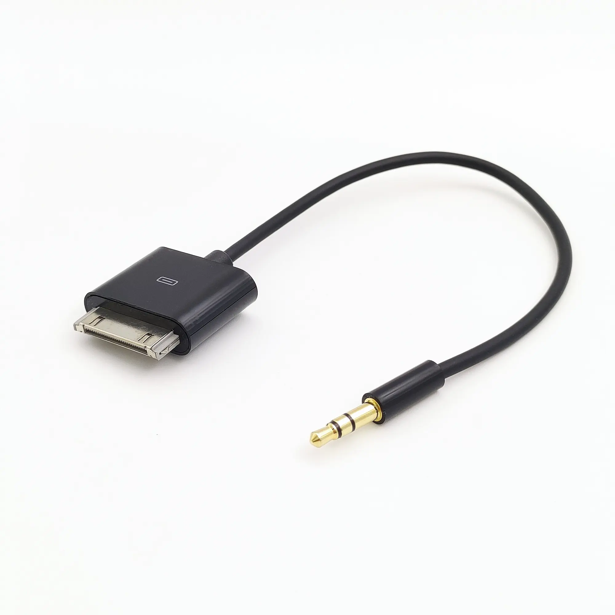 20cm For iPod 30pin Dock Connector to 3.5mm Stereo Input Adapter Plug aux cable for iPhone 3/4 iPad 1/2/3