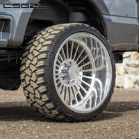عجلات LSGZL المطروقة فائقة القوة مقاسات 20x10 20x12 24x12 22x10 22x12 22x14 24x14 26x14 26x16 8x6.5 8x200 6x139.7 8x170 8x180 8x165.1