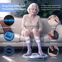 TENS/EMS stimulateur de Circulation des pieds électrique EMS masseur de pieds Machine soulage la cheville gonflée fasciite plantaire masseur de pieds