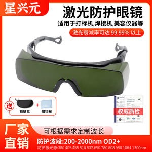 Gafas de seguridad para láser IPL, montura negra de 155 mm x 52 mm, para depilación y protección en soldadura - Product Image 4