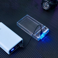Briquet moderne transparent coloré rechargeable par USB en fil de tungstène, idée cadeau d'affaires, étui à cigarettes coloré éclairé