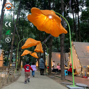 Lumière paysagère géante IP67 en forme de fleur - Sculpture gonflable pour parcs et <span class=keywords><strong>camping</strong></span>-cars - Product Image 1