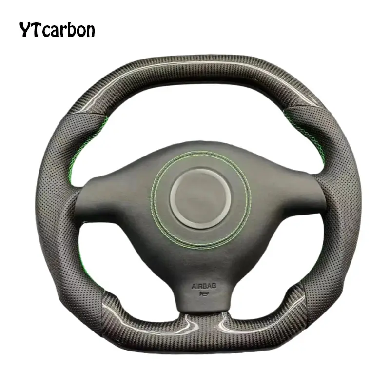 YTcarbon Custom Carbon Fiber Steering Wheel for MK4 Golf 4 GTI R Body Kit Car Accessories