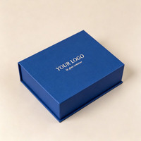 Caja Cosmética Plegable de Color Azul Marino Oscuro, Personalizada con Impresión, Caja de Empaque para Crema Facial de 50 ml, Caja de Regalo para Cuidado de la Piel