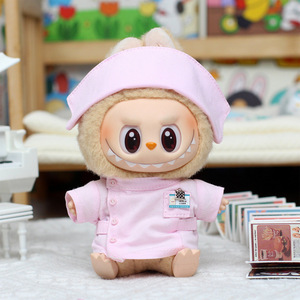Labubu Doll Clothes <b>Doctor</b> Costume 17cm Macaron Style Unisex Outfit For Vinyl Dolls Generation 1 And 3 - Product Image 4