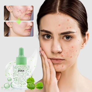 Sérum en capsules à la Centella Asiatica et au Niacinamide pour le visage, apaisant, atténuant les marques d'acné, éclaircissant, repulpant et hydratant - Product Image 1